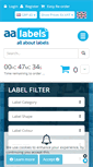 Mobile Screenshot of aalabels.com